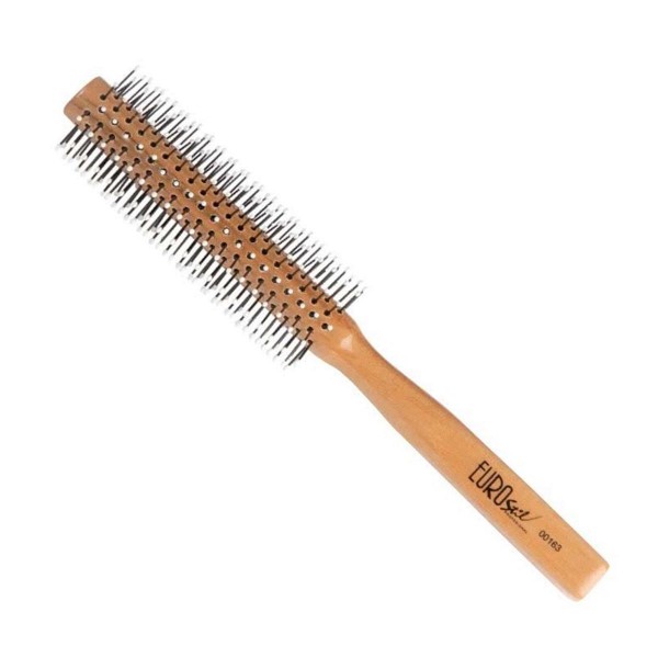 Eurostil madera cepillo de pelo pua nylon bola 15mm 1un