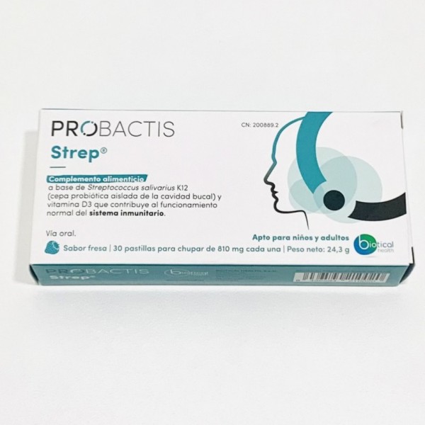 Probactis Strep 30 Pastillas para Chupar