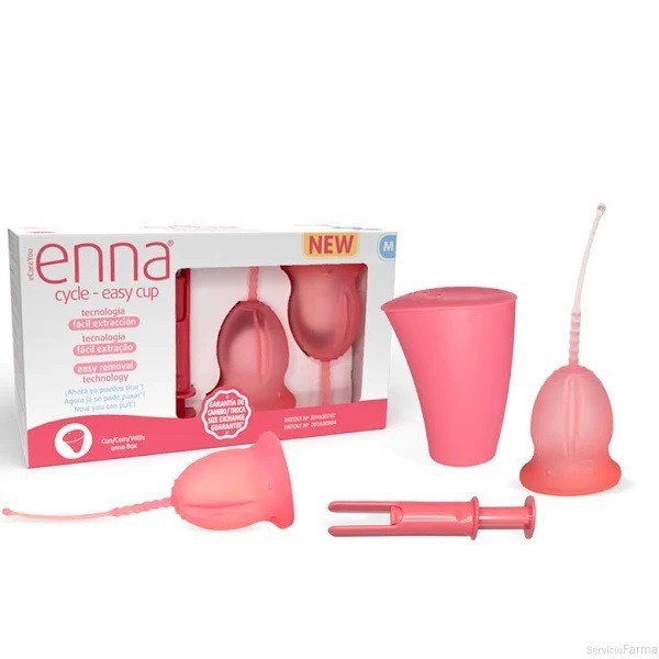ENNA CYCLE EASY CUP 2 COPAS TALLA M CON APLICADOR