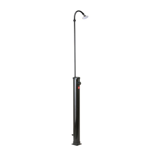Ducha Solar GRE AR1009 - 9 Litros - PVC Negro - Agua Caliente Gratis
