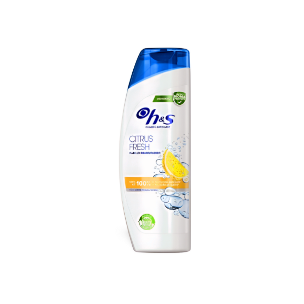 H&S Champú Citrus Fresh 400ml - Cuida tu cabello con frescura duradera