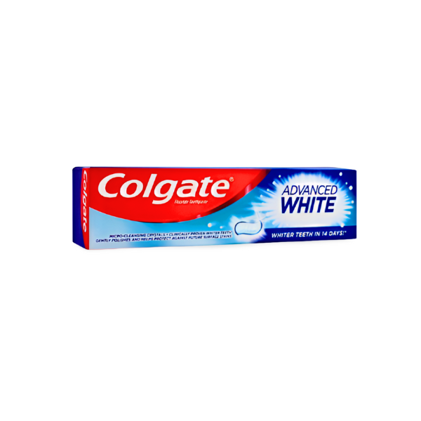 "Dentífrico Colgate Advanced White 100ml: Sonrisa Brillante y Salud Bucal Garantizada"