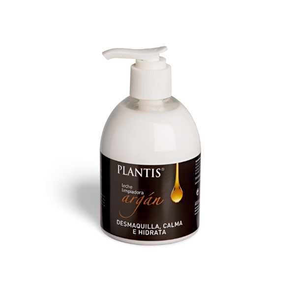 ¡Piel radiante y luminosa al instante con la Leche Limpiadora Argán Plantis!