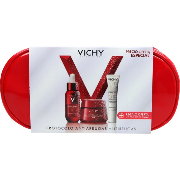 Vichy Collage 16 Serum 30ml + Collagen 16 Crema Dia 50ml + Uv Age Daily Spf50 15ml Promo