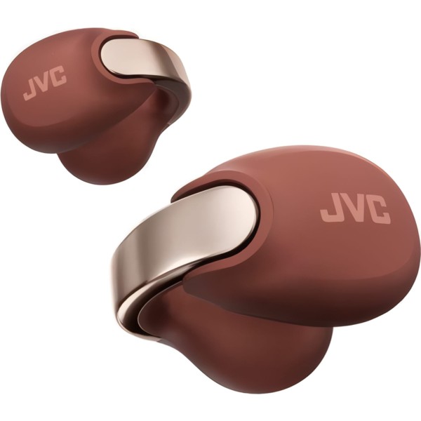 Jvc np1t brown / auriculares inalámbricos abiertos tipo piercing