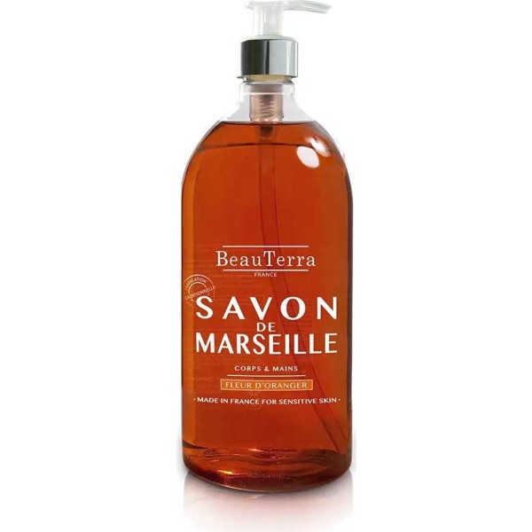 Beauterra fleur d'oranger jabon de marsella 1000ml